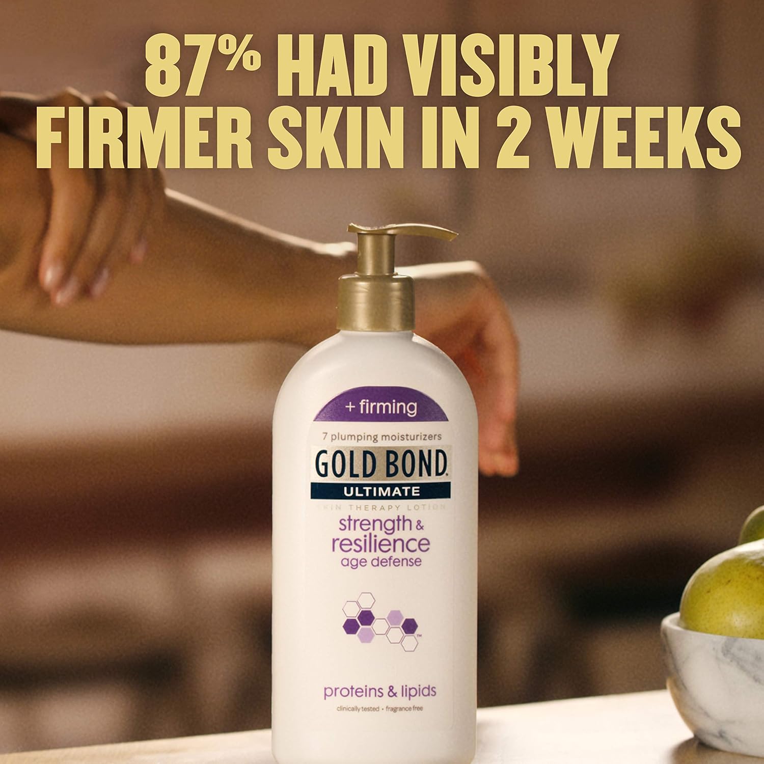 Gold Bond Ultimate Strength & Resilience Skin Therapy Lotion, Fresh, 13 Ounce : Beauty