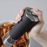 Tower T80400 Electric Salt Pepper Mill Set Stainless Steel Black Grinder view 3