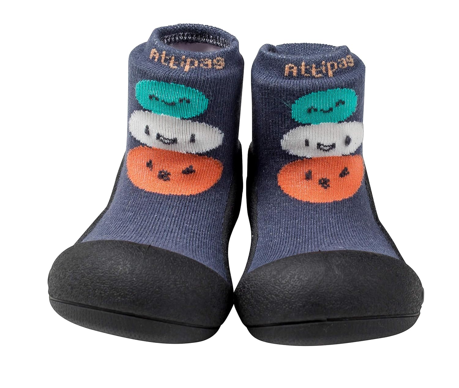 Attipas Baby Shoes Socks Rubber Sole First Walker Soft Cotton Ideal