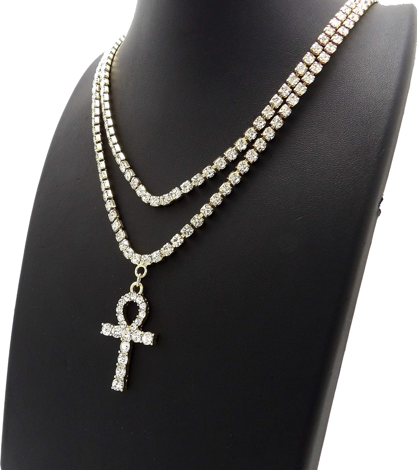 3mm 16 \u0026 18 1 Row Tennis Chain Necklace 