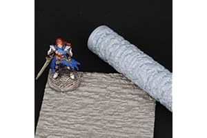 Texture Roller for RPG Terrain - Board Game Accessory - DND Miniatures and Warhammer - Enhance Your Gaming Experience S411-E 