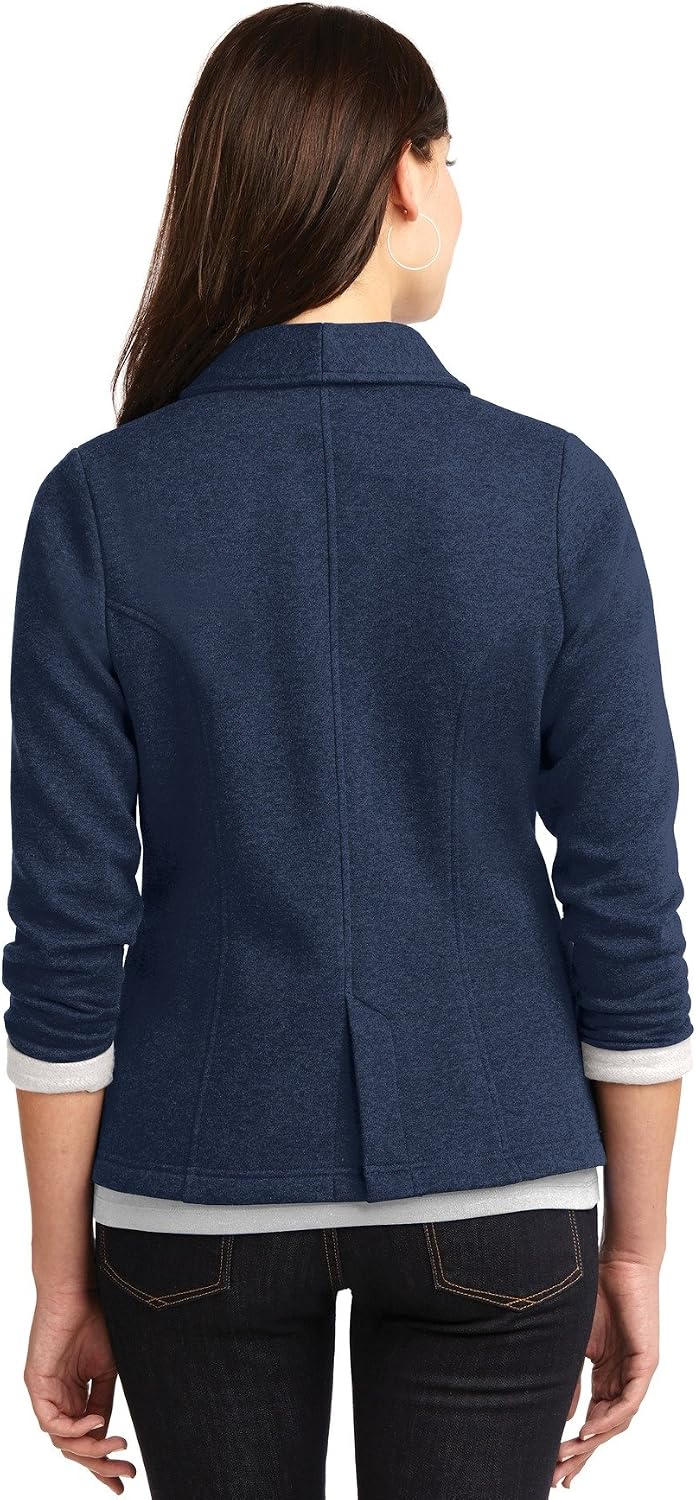 Womens Fleece Blazer Clothing 