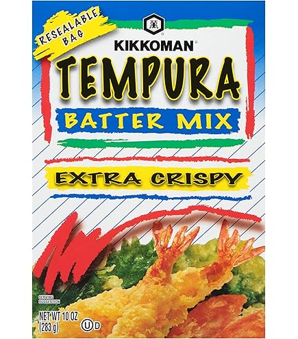 Amazon.com : Kikkoman, Extra Crispy Tempura Batter Mix, 10oz Box