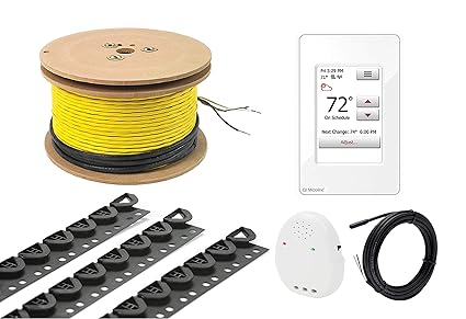 100 Sq Ft Floor Heating System 3 7w 120v Electric Tile Radiant