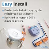 Shelly Plus 0-10V WiFi Smart Dimmer Switch Alexa Google Home No Hub view 6