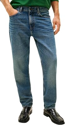 Herren Jeans Hose Tapered Harlem Mid Waist, Blau (Torrance Indigo), 33W/34L