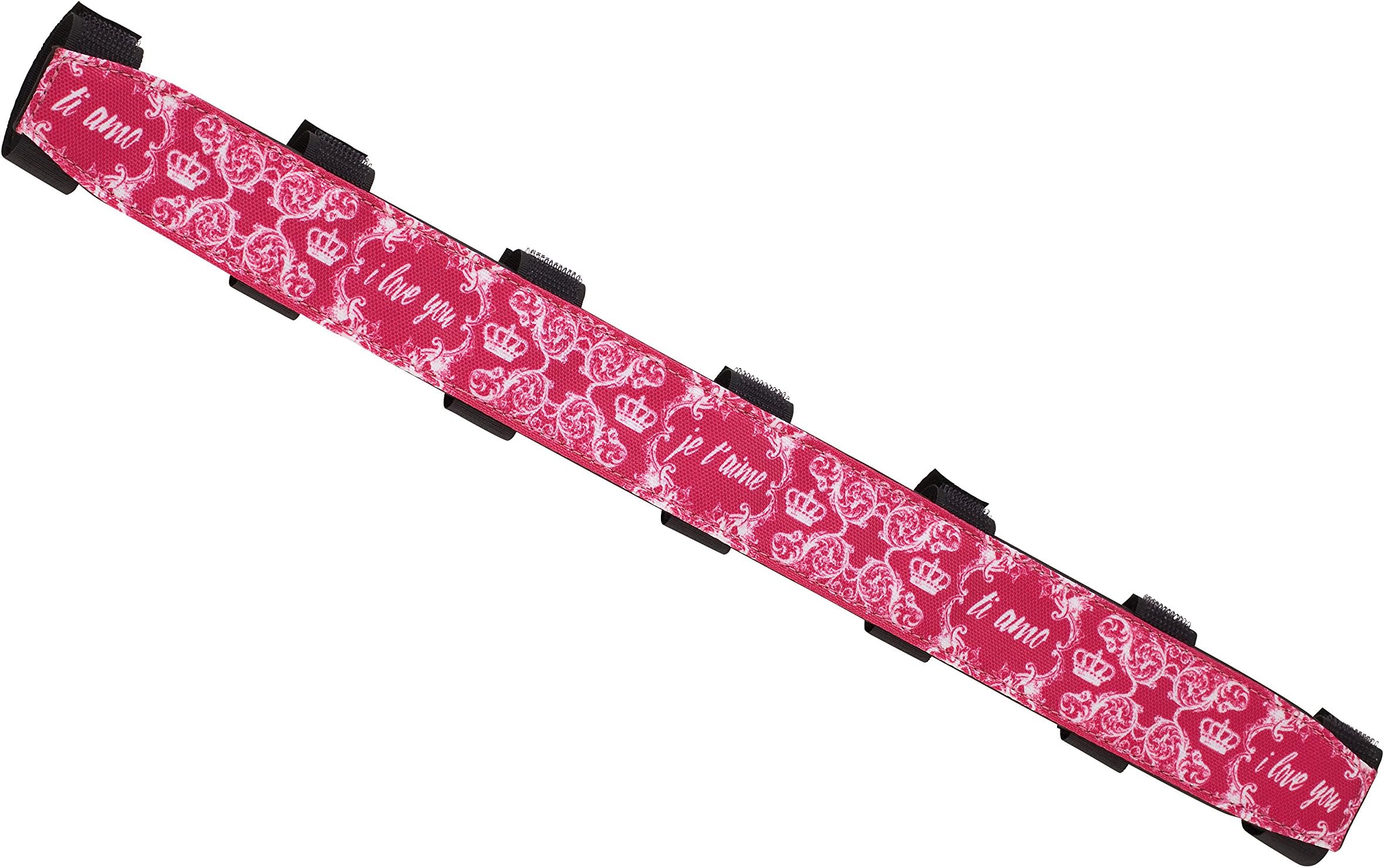 LuvMyDog Worldwide Coaterz Pink Corona Stylish Prong Training Collar Cover 51cm/20 inch for Collar Gauge 4.0mm