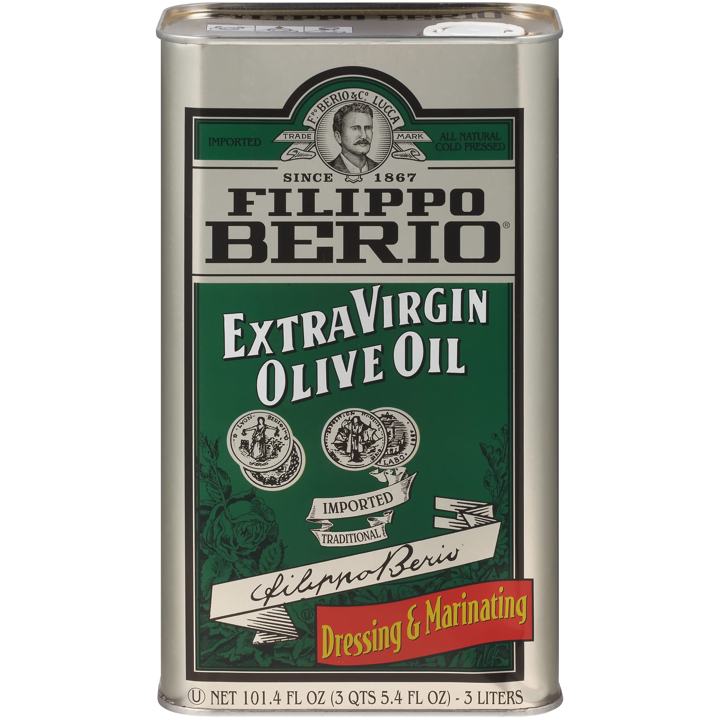 Mua Filippo Berio Extra Virgin Olive Oil, 101.4 Ounce Tin trên Amazon ...