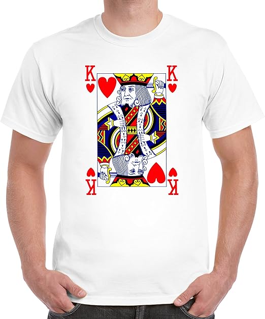 King of Hearts TShirt Amazon.co.uk Clothing