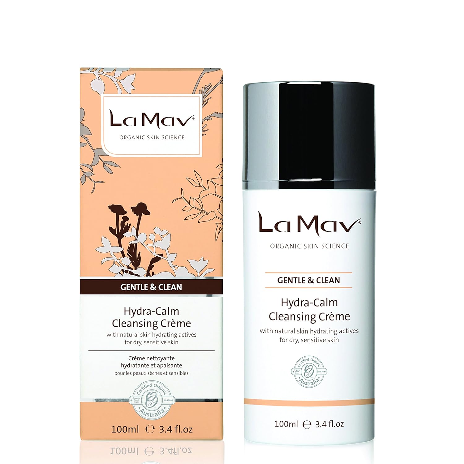 Amazon Com La Mav Hydra Calm Cleansing Creme 3 4 Fluid Ounce Facial Cleansing Creams Beauty