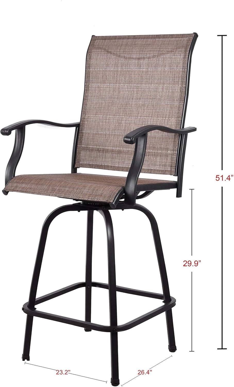 commercial bistro sets on 2 Patio Bar Chairs And 1 Bar Table 3 Pcs Outdoor Swivel Bar Set Patio Bistro Set Patio Furniture Sets Bar Sets Patio Lawn Garden