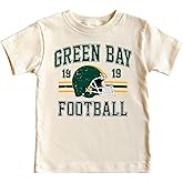 Vintage Green Bay 1919 Football Shirt for Men Women and Kids Distressed Green and Gold Tee