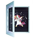 FrameWorks Light Blue 10" x 12.5" Kid Art Picture