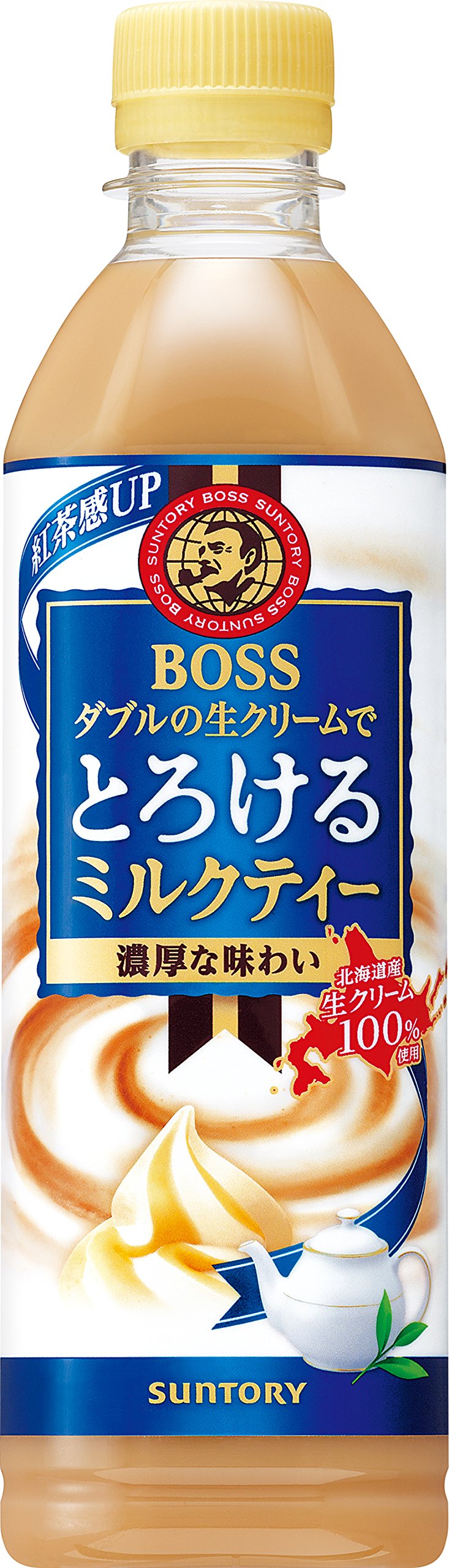 サントリー ボス とろけるミルクティー 500ml×24本商品画像