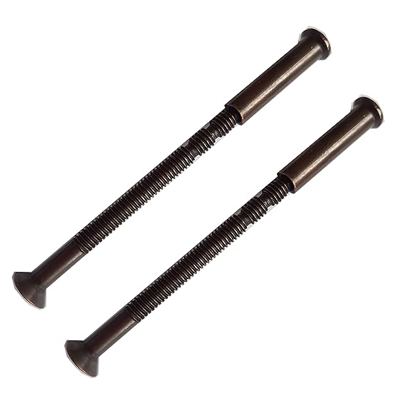 2 x M4 Screws Connecting Bolts and Sleeve for Fixing Door Handles