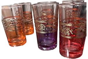 Moroccan Tea Glasses Set of 6