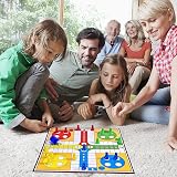 Navoys Classic Ludo Board Game Foldable 36 cm Multicolour Plastic view 4