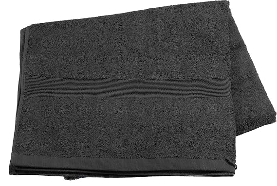 Wilson Gabor Duschtuch: Saunatuch aus Baumwoll-Frottee 220 x 90 cm, schwarz (Sauna Tuch)