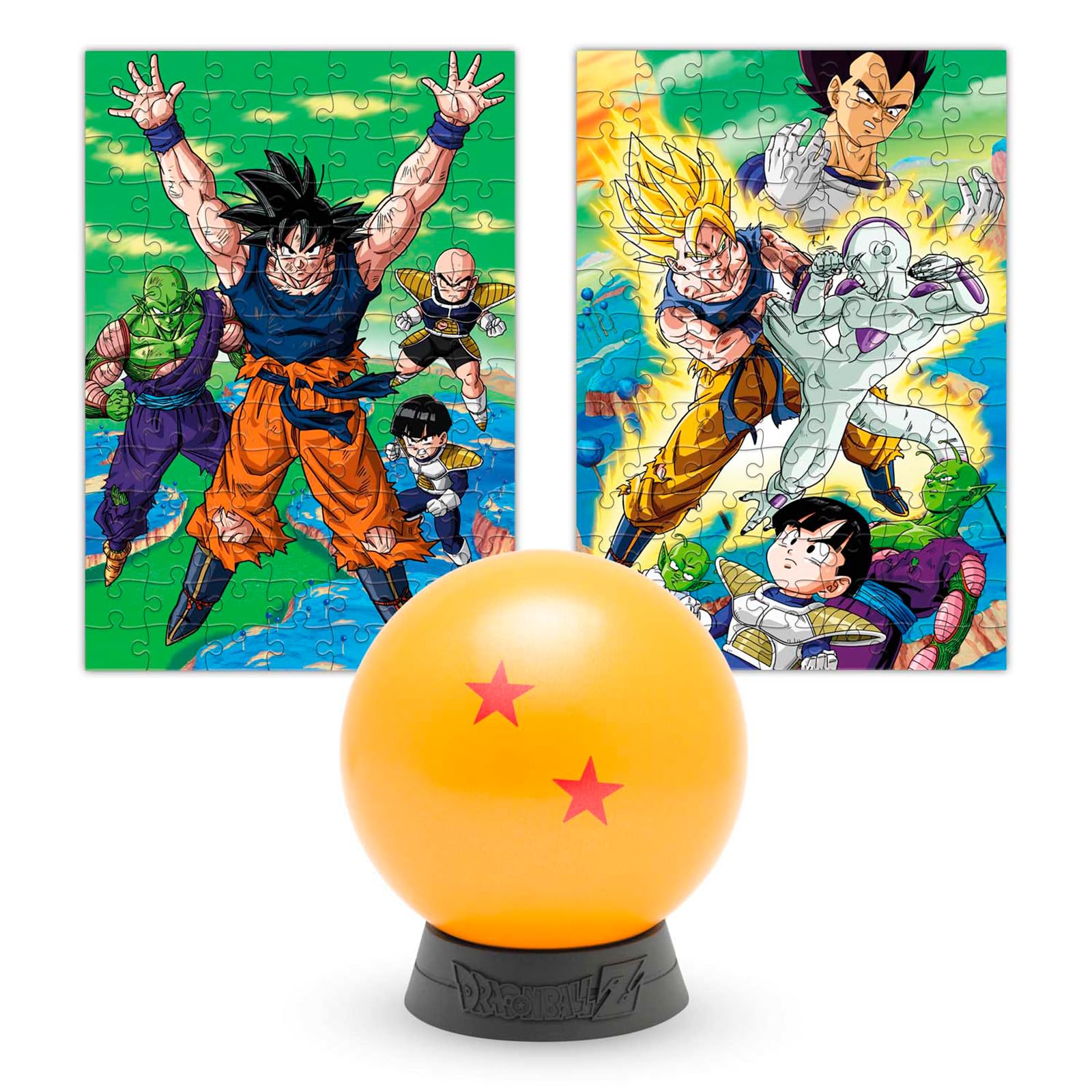 Grupo Erik - Dragon Ball Z Puzzle, Crystal Ball 2 Stars - Collector's Puzzle 98 Pieces with Bonus Shenron (2/7)