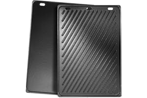 7638 Upgrade Reversible Cast Iron Cooking Griddle Replacement for Weber 7598 Weber Spirit I & II 300 Series Grills Spirit E-3