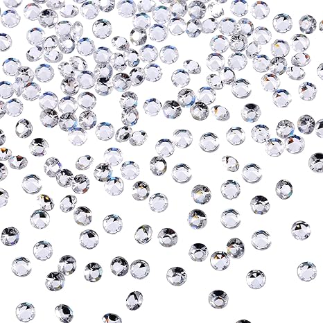 Bememo 10000 Stuck Klar Hochzeit Tisch Ausstreuen Konfetti Kristalle Acryl Diamanten 4 5 Mm Strasssteine Fur Tisch Mittelstuck Hochzeit Brautdusche Vase Perlen Dekorationen Amazon De Kuche Haushalt