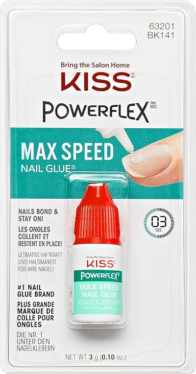Kiss Powerflex Max Speed Nail Glue Flex Formula Ultra Hold Fast Bond