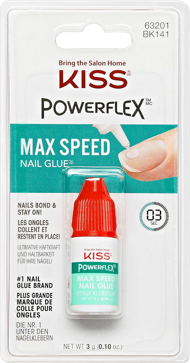 Kiss Powerflex Max Speed Nail Glue Flex Formula Ultra Hold Fast Bond