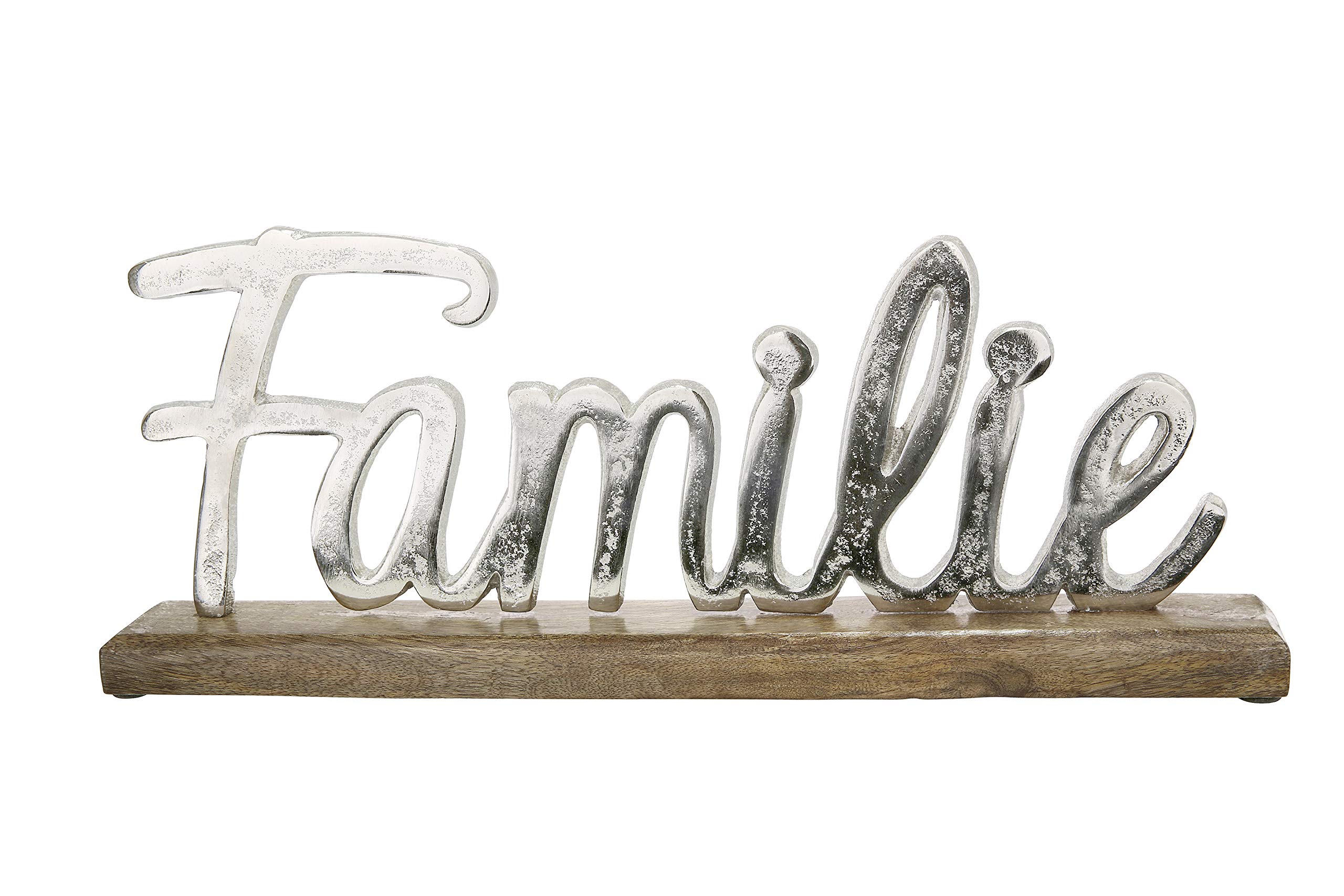 Gilde Family Family Design Aluminium Brown Silver Width 43.50 cm