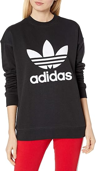 white adidas crew neck womens