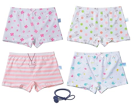 Amazon Array 女の子 パンツ ボクサーパンツ 4枚 セット 女児