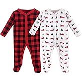 Hudson Baby Unisex Baby Cotton Sleep and Play