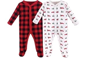 Hudson Baby Unisex Baby Cotton Sleep and Play