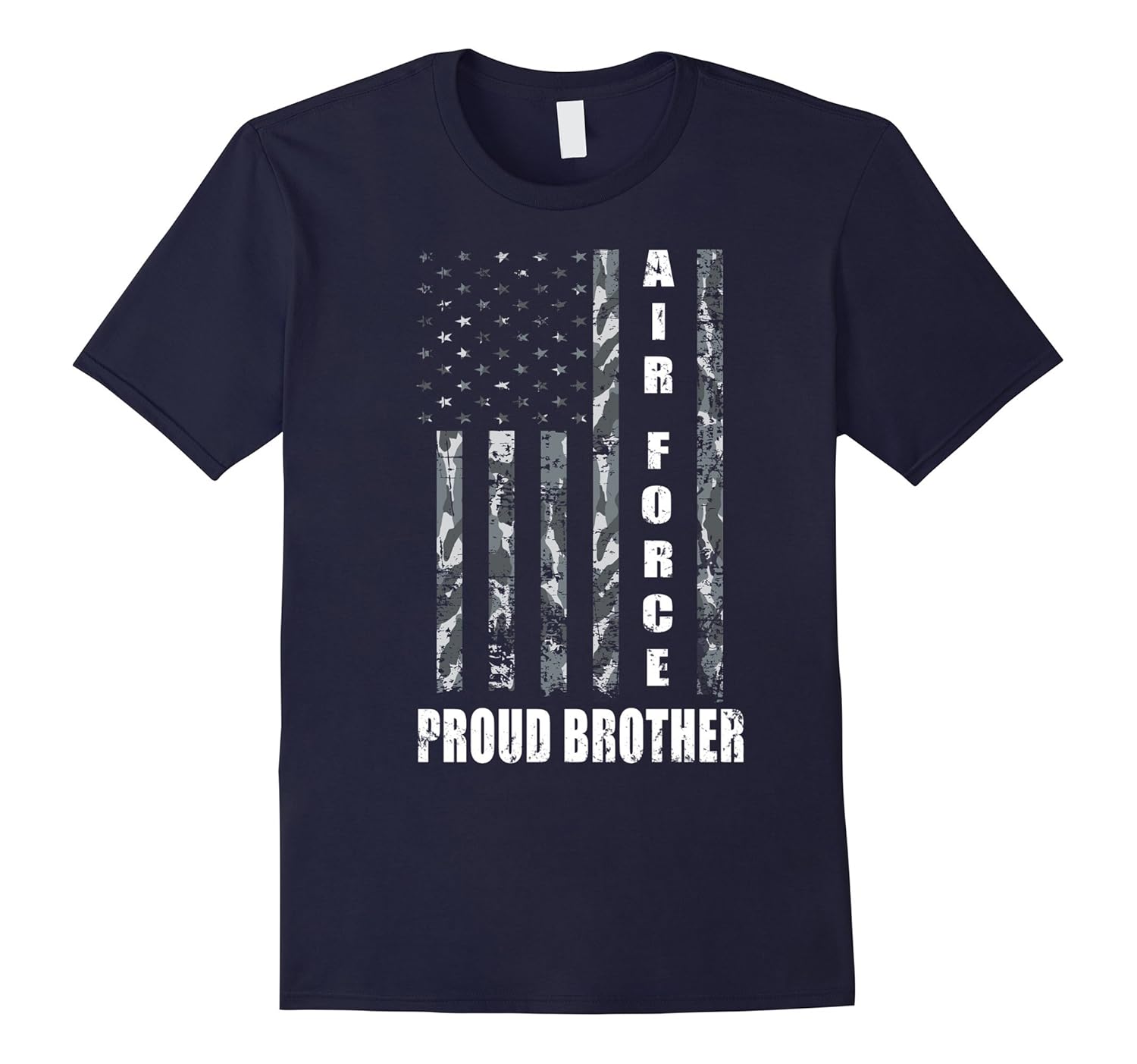 Mens U.S. Air Force Military Family Member Camo Themed T-Shirt-ANZ