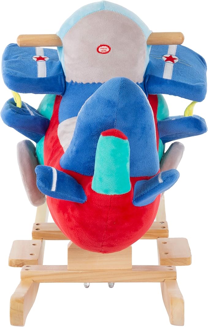 plush airplane rocker