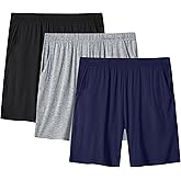 JINSHI Womens Pajama Shorts Soft Comfortable Lightweight Elastic Drawstring Modal Pajama Bottoms Lounge Shorts with Pockets