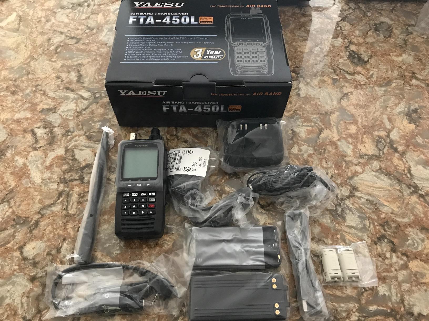 40/mo Finance Yaesu FTA450L Airband VHF Comm Buy Now, Pay Later