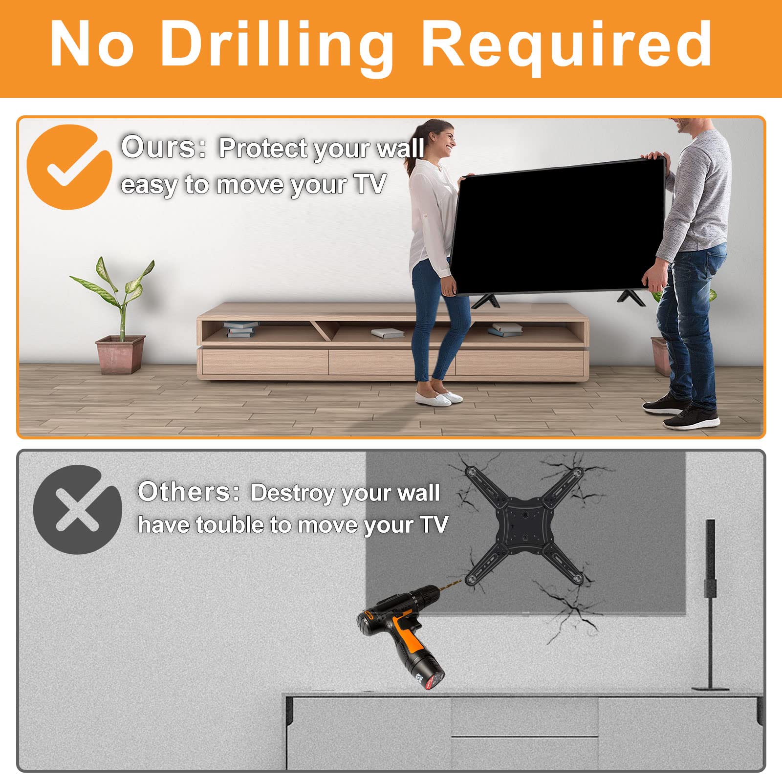 TV Stand Legs for Onn Smart Tv - Only for 40