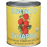 Bianco Dinapoli, Whole Peeled Tomatoes Organic, 28 Ounce