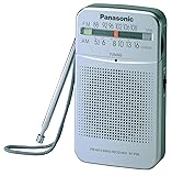 Panasonic RF-P50d Pocket AM/FM Radio Silver RF-P50D