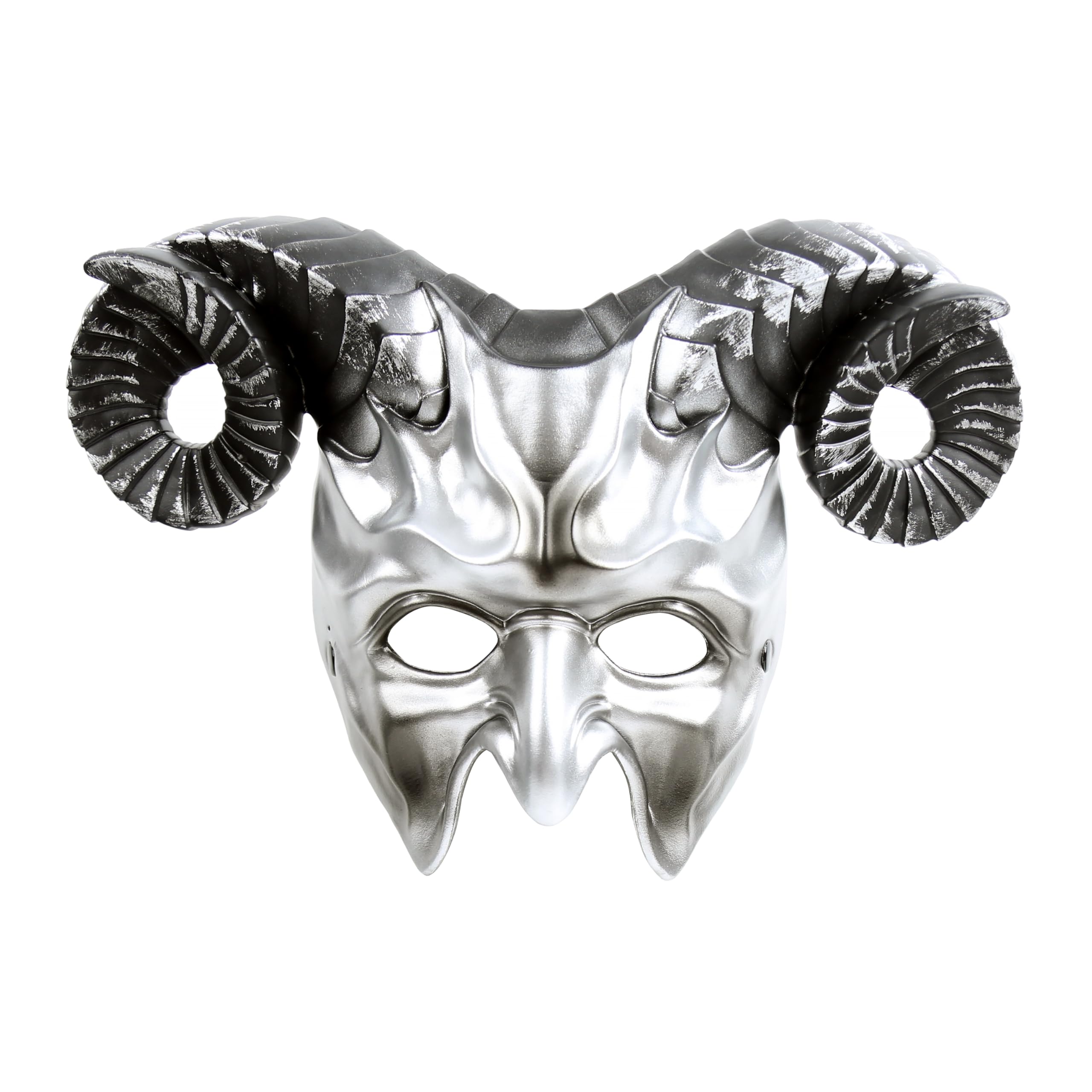 Photo 1 of **BENT*** MCJC Devil Goat Horned Mask, Halloween Cosplay Props, Adult Half Face Masquerade Mask, 4 Colors