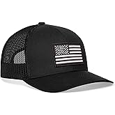 HAKA American Flag Trucker Hat – USA Flag Mesh Snapback Cap for Men, Women & Golf, Patriotic Baseball Dad Hat