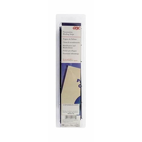 GBC VeloBind Binding Strips A4 Blue Spine Size 45mm (Pack Size 25