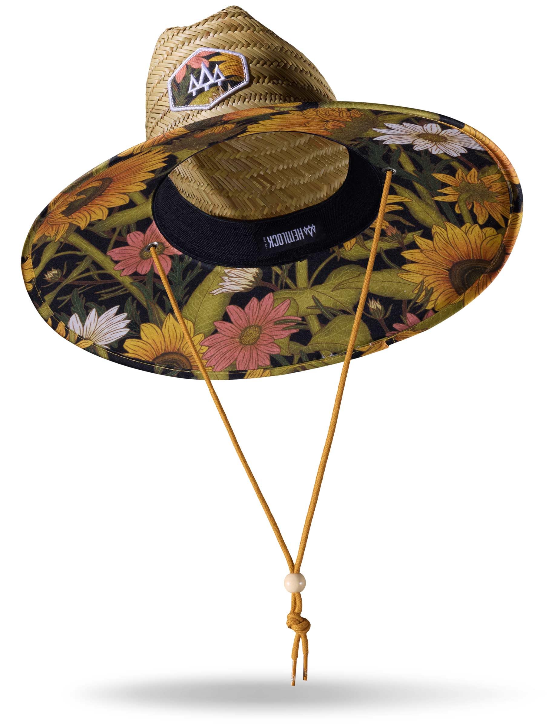 Photo 1 of *****LITTLE CRACKS****Straw Hat for Men & Women | Lifeguard Hat, Beach Hat & Sun Hat | UPF 50+ Wide Brim for Sun Protection | One Size | Hemlock