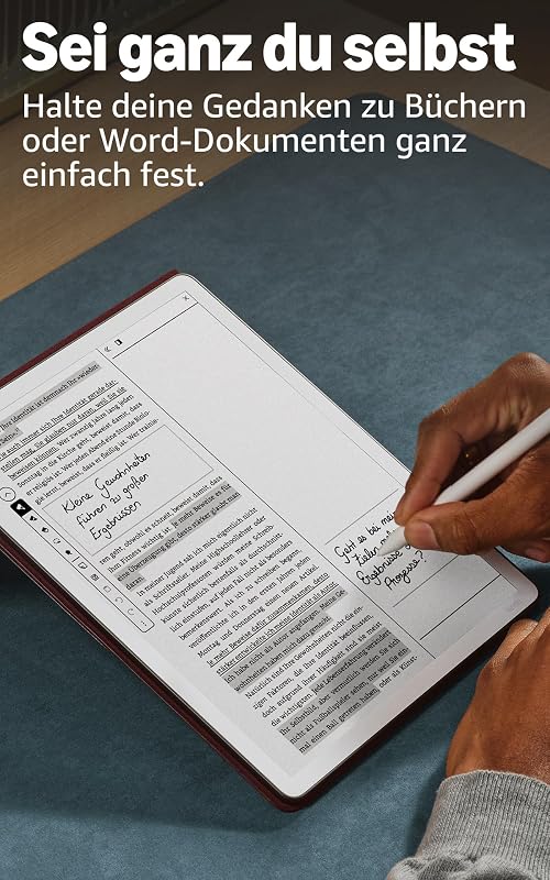 Kindle Scribe 32 GB (neueste Generation) – 11-Zoll-Display mit Frontlicht – Dünner, leichter, schneller – Schreibe im integrierten Notizbuch, in Dokumenten und Büchern