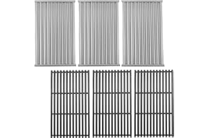 BBQration 17" Grill Grates and Emitter for Charbroil TRU Infrared 4-Burner 463255020 463242715 463242716 463276016 466242715 463257520 Parts for Charbroil Grill Replacement Parts