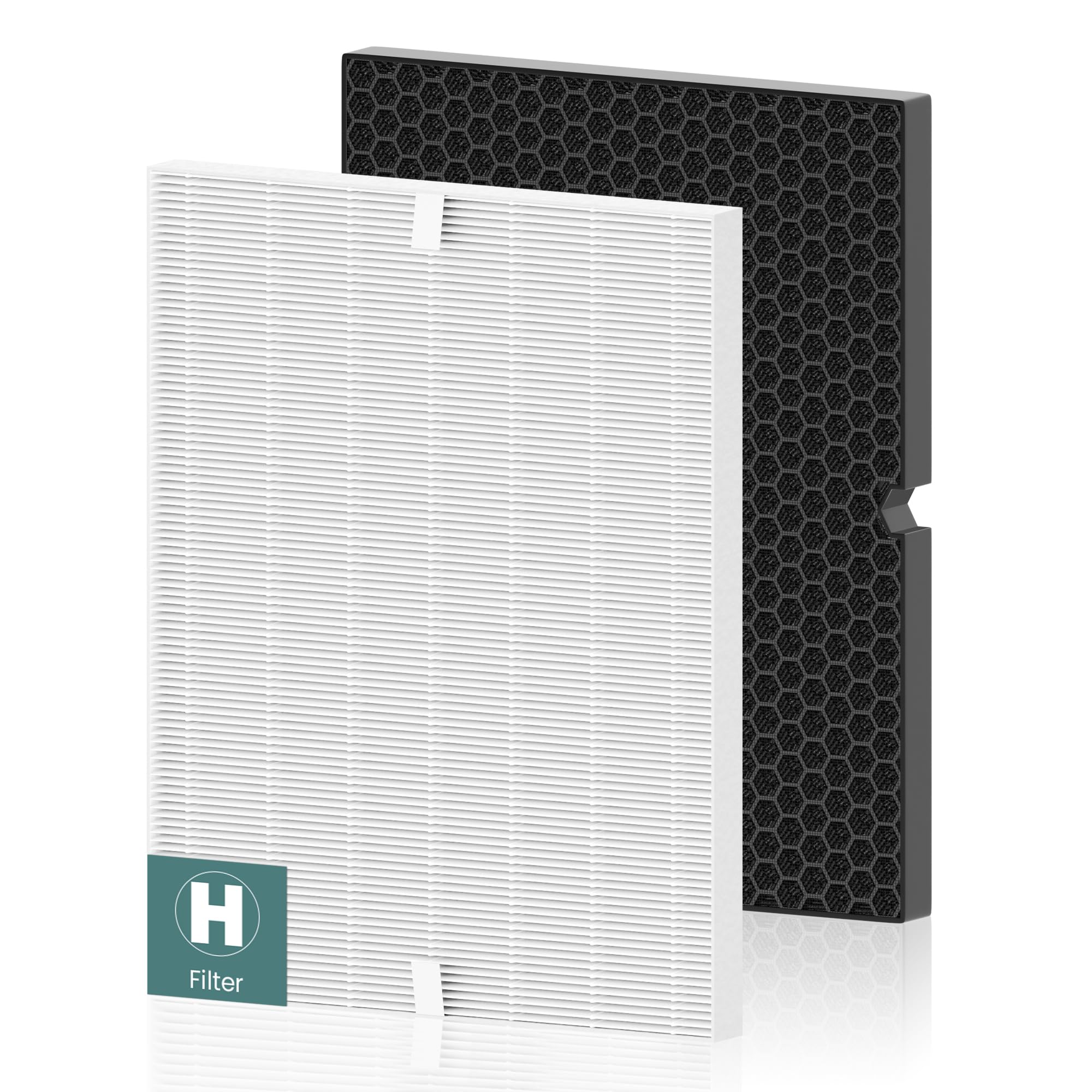 Photo 1 of 116130 Replacement Filter H for Winix 5500-2 AM80 Plasmawave Air Purifier, Includes 1 Pack True HEPA Filter and 1 Pack Activated Carbon Filter