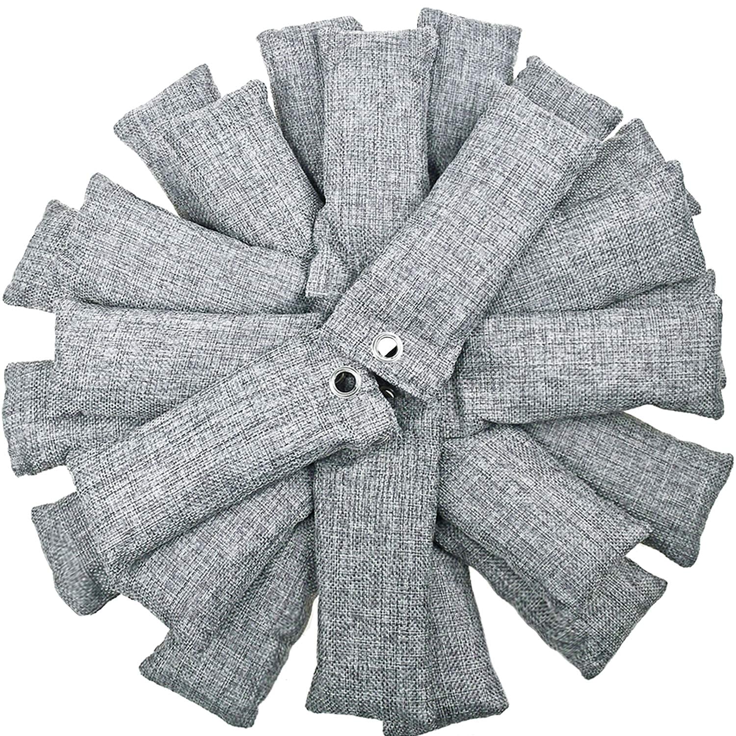 36 Pack Bamboo Charcoal Air Purifying Bag, Activated Charcoal Bags Odor Absorber, Moisture Absorber, Natural Car Air Freshener, Shoe Deodorizer, Odor Eliminators For Home, Pet, Closet