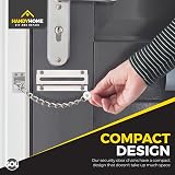 SOL 2 Pack Chrome Door Chains Front Door Security Lock with Screws view 7