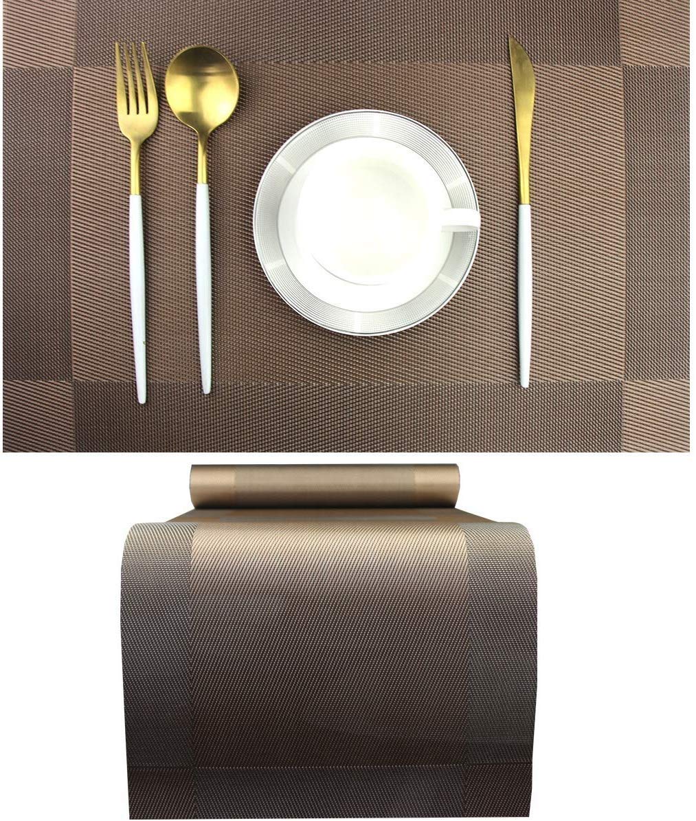 Buy Royalkart PVC Placemats and Table Runner for Dining Table 6 Seater