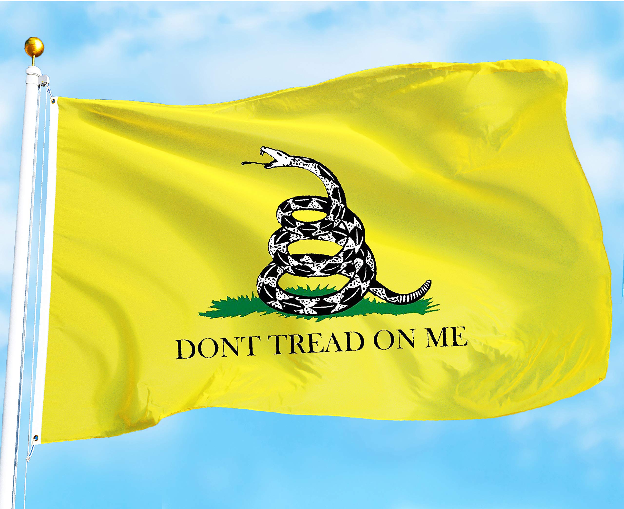G128 Gadsden Flag Don't Tread On Me Flag Tea Party Rattle Snake